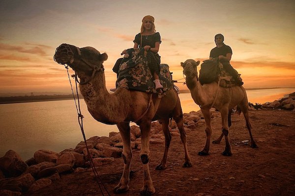 Camel riding